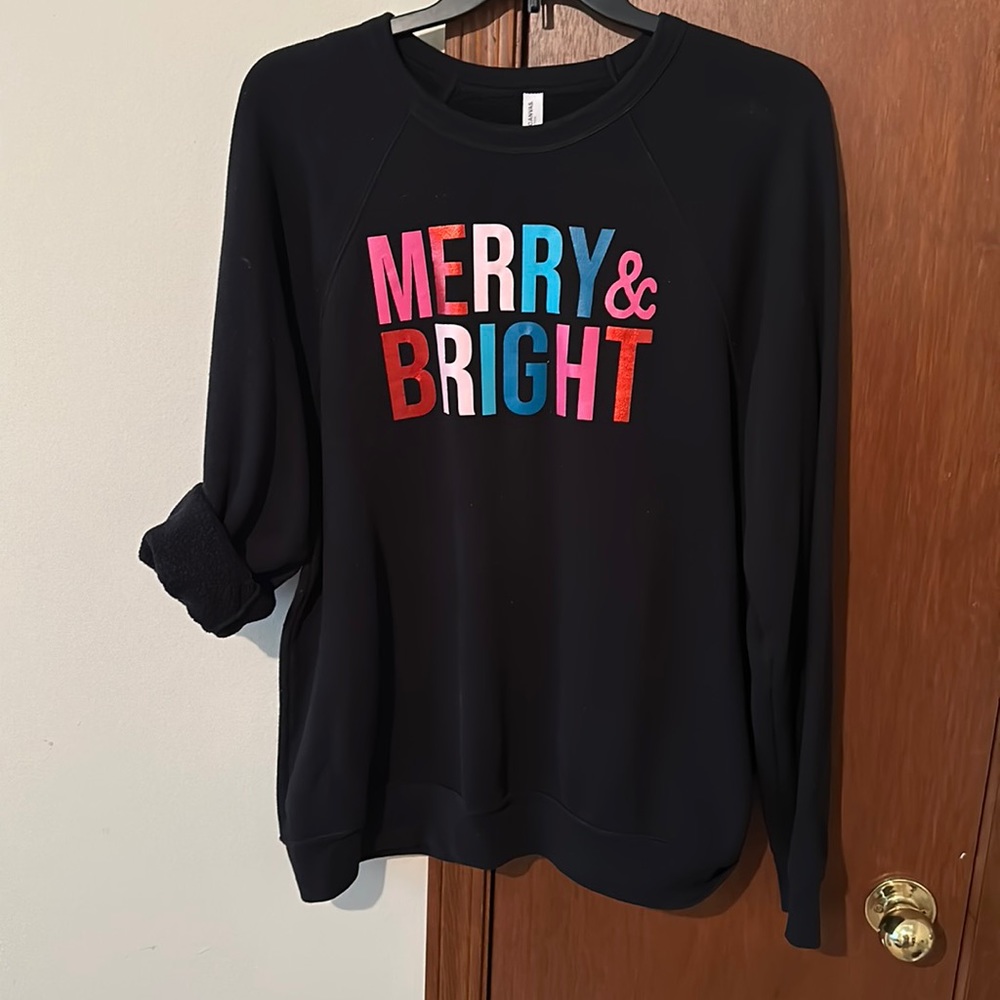 Christmas Sweatshirt- Merry and Bright
